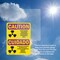 Signmission Radiation & Laser Sign, 10 in H x 7 in W, Vinyl Decal, Rectangle OS-2PACK-CR-D-710-L-10167 - alternate 5
